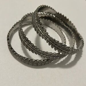 Leaf bracelet stack